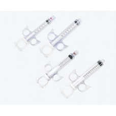 Angiography syringe for single use