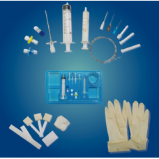Single-use puncture sets for local anaesthesia