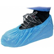 24 pcs Disposable Shoe Cover Blue Plastic Anti Slip Cleaning Overshoes Boot Safety