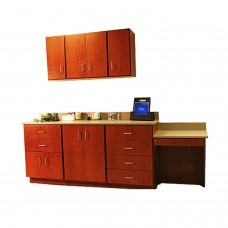 Value Cabinet Series: 6 Drawers, 4 Door Cabinet, 4 Door Wall Cabinet and Desk